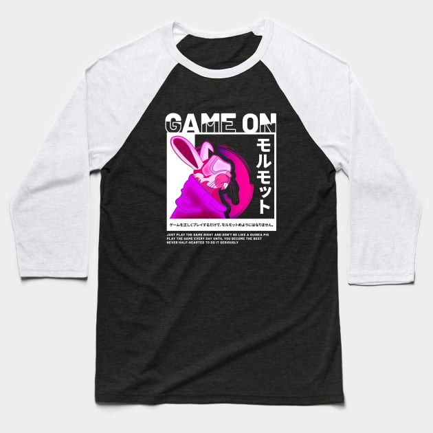 GAME ON Baseball T-Shirt by onora